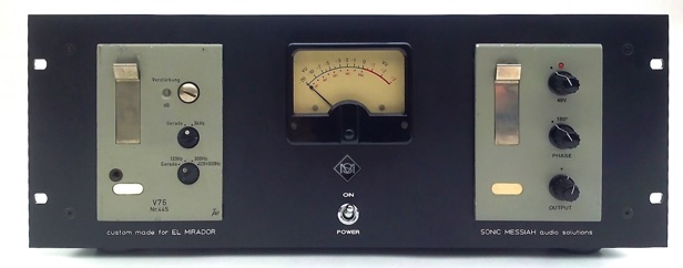 TAB V76 with VU meter, ramped 48V, polarity reverse, 235 to 220V conversion and gain control  ....